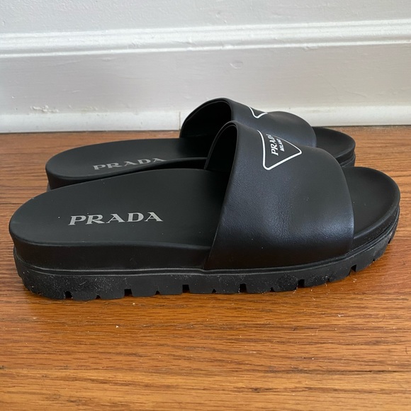 Prada Rubber Slides - Picture 14 of 16